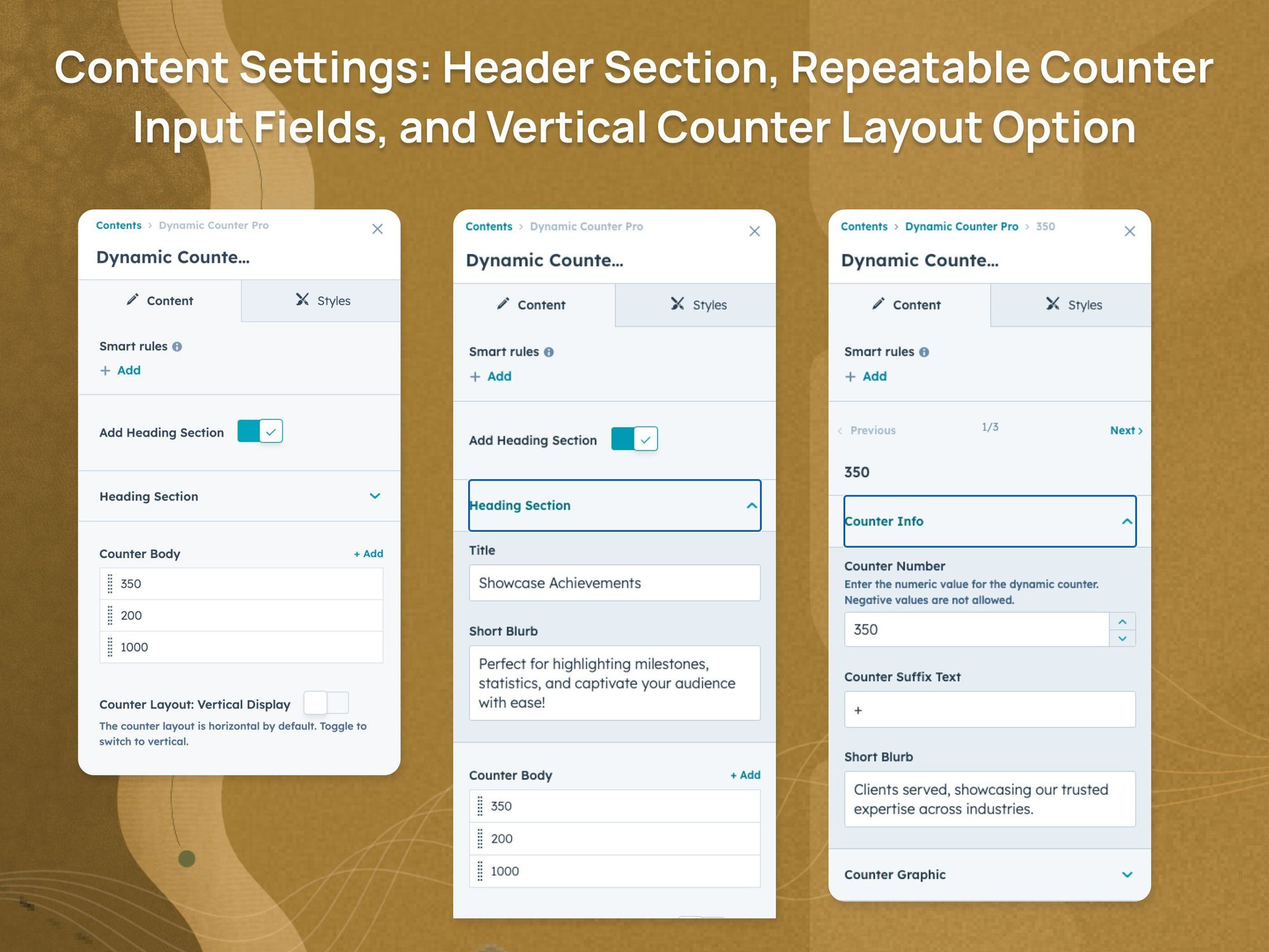 Content-Settings-Header-Section-Repeatable-Counter-Input-Fields-and-Vertical-Counter-Layout-Option Content-Settings-Header-Section-Repeatable-Counter-Input-Fields-and-Vertical-Counter-Layout-Option