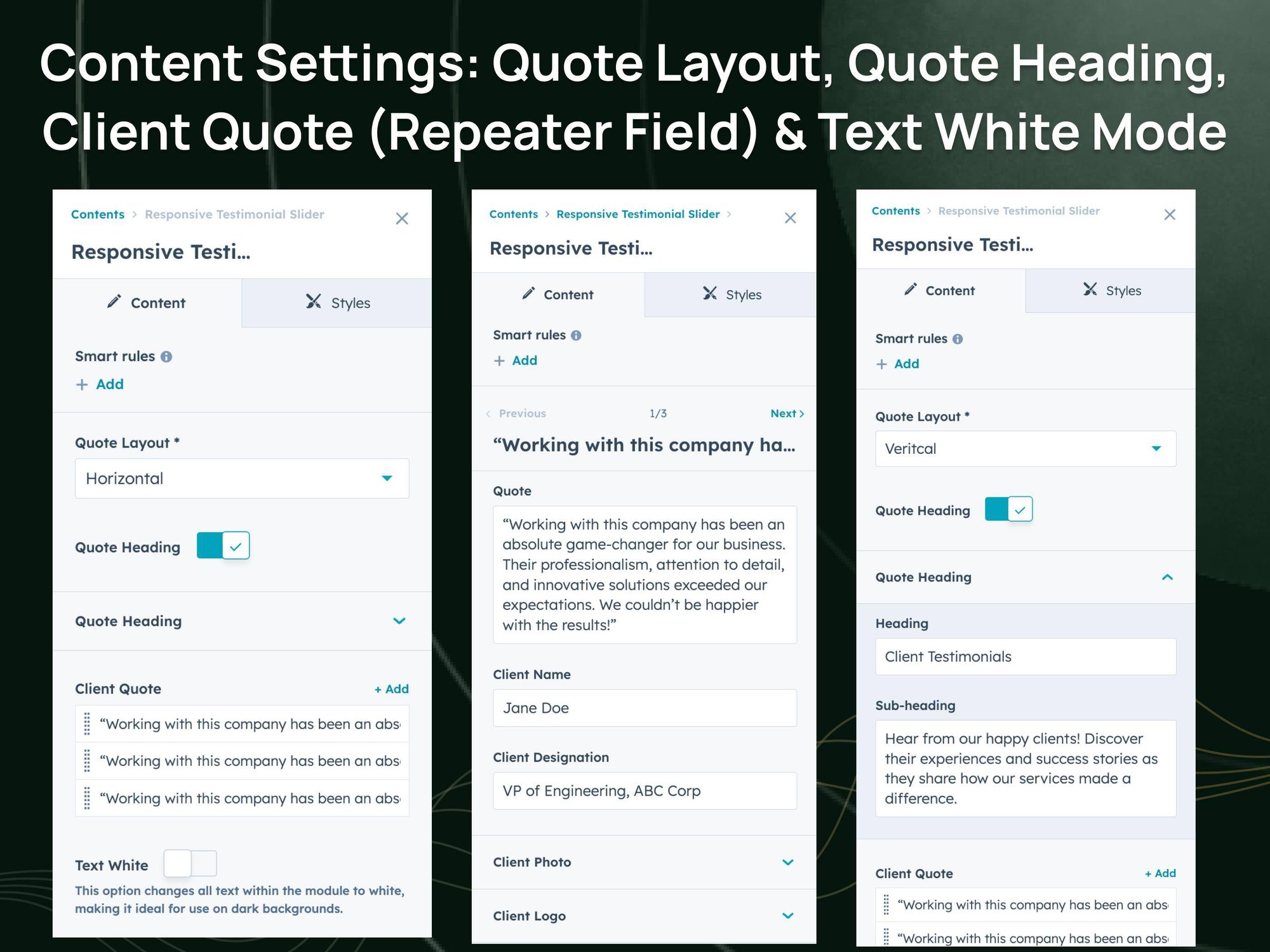 Content-Settings-Quote-Layout-Quote-Heading-Client-Quote-Repeater-Field-Text-White-Mode