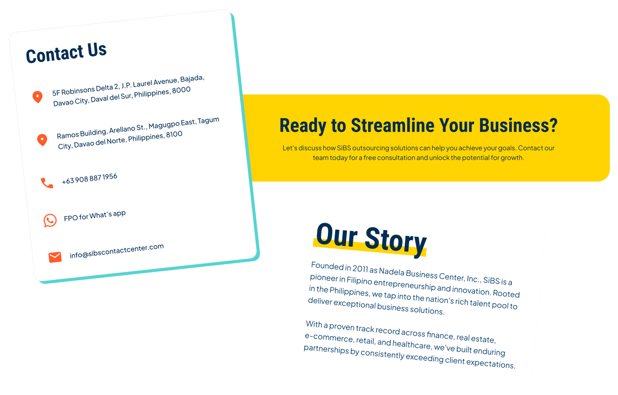 SiBS Website Elements