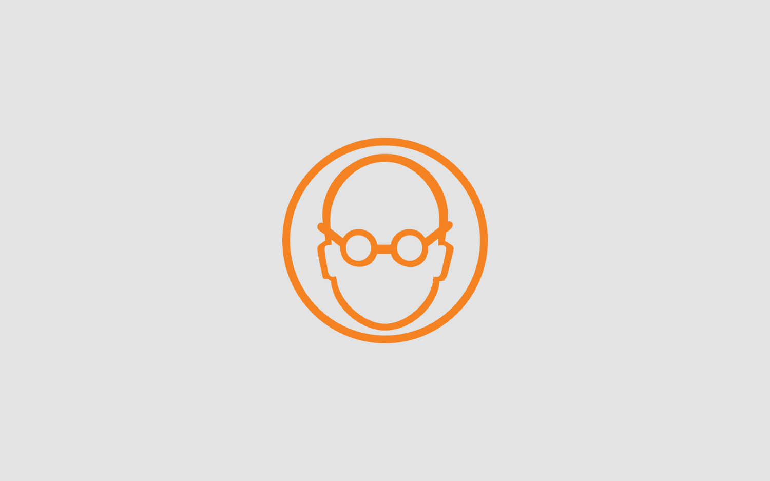 Logo featuring an eyeglasses/spectacles icon (a nod to the name) alongside the wordmark