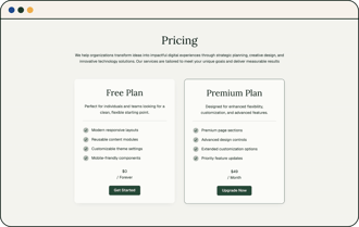 Pricing Template