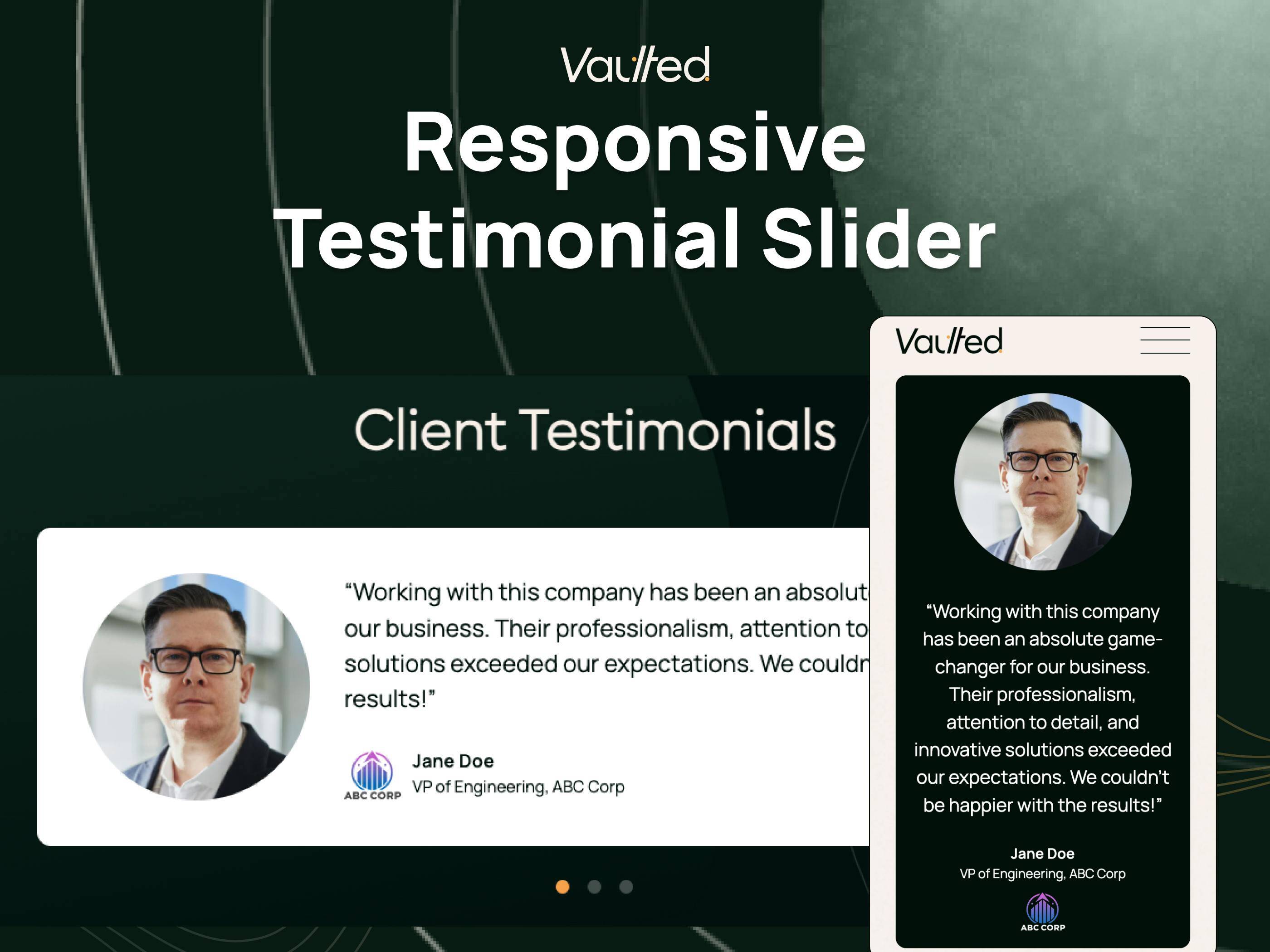 Responsive Testimonial Slider | Documentation